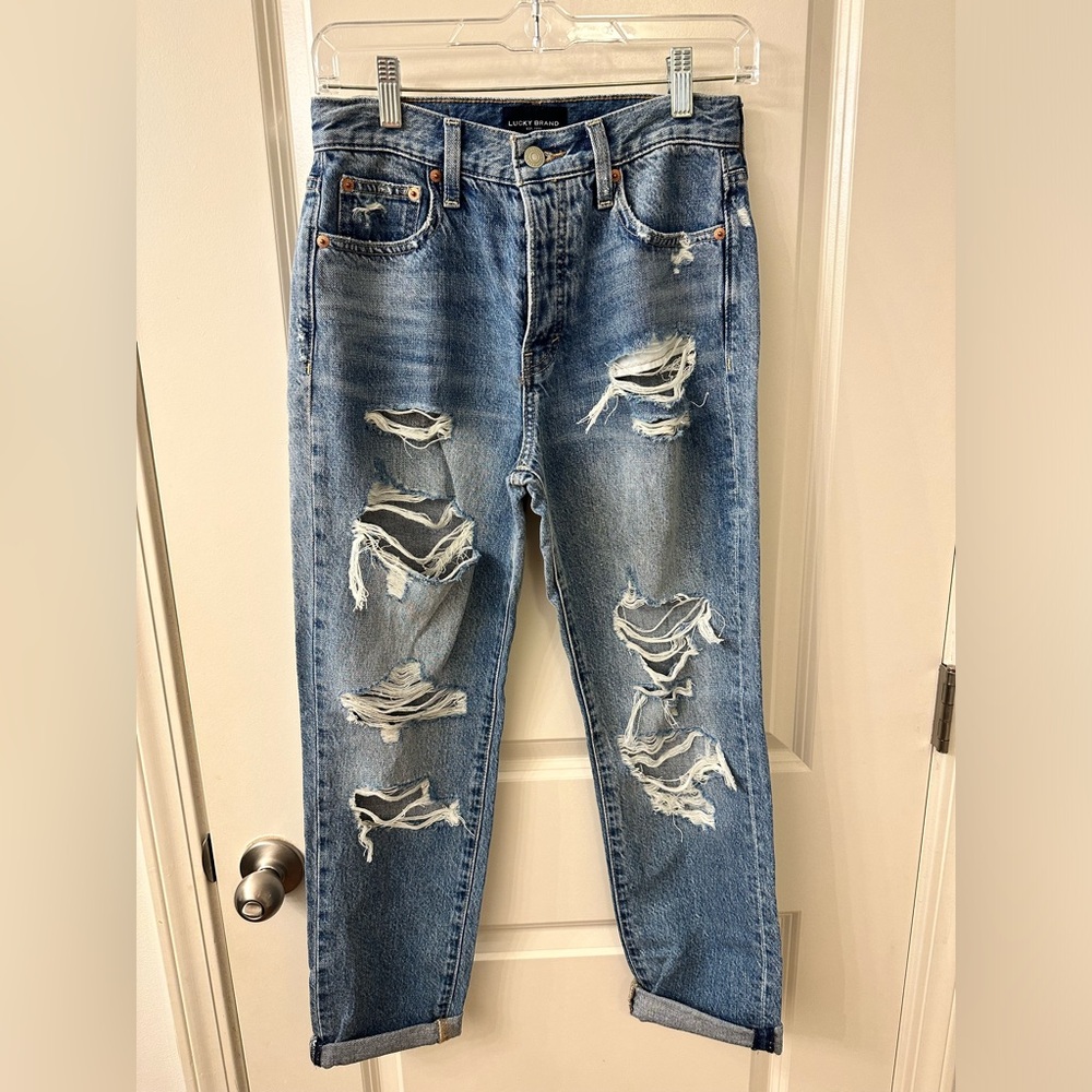 Lucky Brand ripped jeans